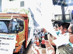 Gubernur Sumsel Lepas Ekspor 135 Ton Kelapa ke Thailand