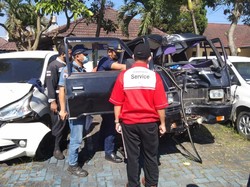 Penampakan Kondisi Pikap Maut Tewaskan 8 Orang Rombongan Arisan di Malang