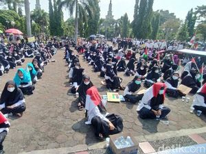 Massa di Ciamis Kembali Gelar Aksi Solidaritas Bela Palestina