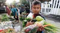 Asyik... Belanja Sayur di Sini Bayarnya Sukarela