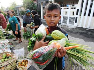Asyik... Belanja Sayur di Sini Bayarnya Sukarela