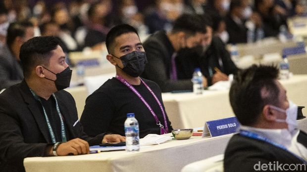 Kaesang di Kongres PSSI