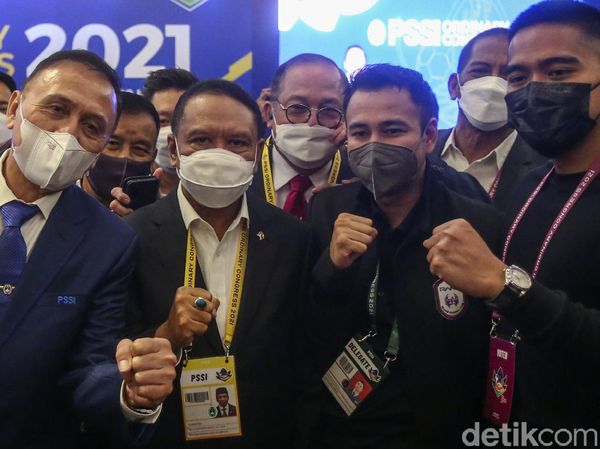 Potret Raffi-Kaesang di Kongres PSSI