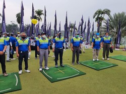 Mahfud-Erick Thohir Ramaikan Turnamen Golf IKA UII, Tito Raih Overall Best