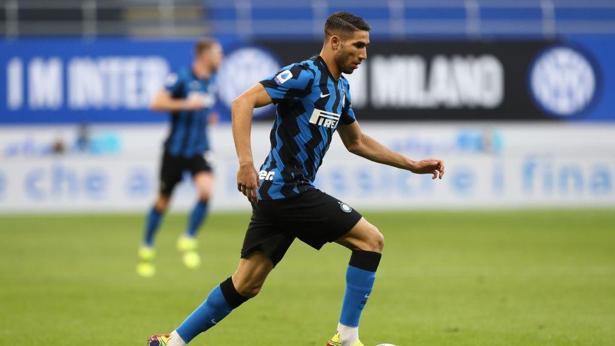 Achraf Hakimi siap dilego musim panas nanti oleh Inter Milan (Getty Images/Marco Luzzani)