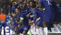 Ini menjadi trofi Liga Champions kedua Chelsea sepanjang sejarah klub. Carl Recine/Pool via AP.