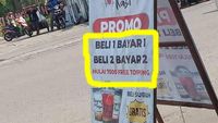 7 Spanduk Promo Kocak Aneh Bin Ajaib Ini Isinya Bikin Bingung Pengin Ngakak