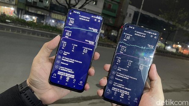 Kecepatan 5G Telkomsel