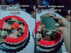 Kena Zonk! Beli Kue Cantik di Foto, Aslinya Ada Lapisan Kardusnya Kena Zonk! Beli Kue Cantik di Foto, Aslinya Ada Lapisan Kardusnya