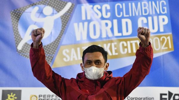 Mantap! Atlet Panjat Tebing RI Pecahkan Rekor Dunia