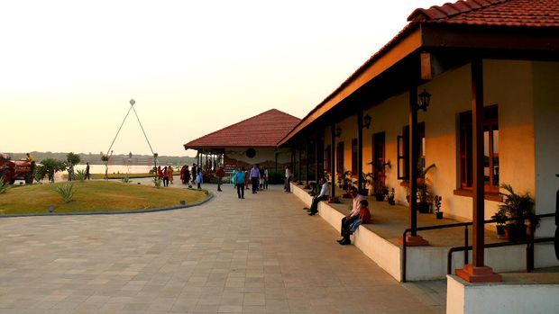 City- Dandi, State- Gujarat, Country- India Date- 04/16/2020 museum building  at the National Salt Satyagraha Memorial