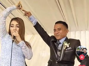 Viral Pengantin Pria Dijewer Istri, Joget Bareng Biduan di Hari Pernikahan