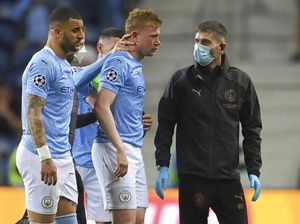 Kevin De Bruyne Babak Belur: Hidung Retak, Mata Lebam