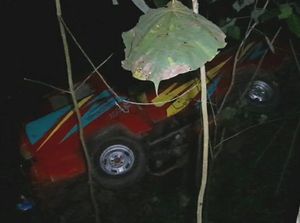 Mobil Bak Terbuka Terjun ke Jurang di Ciamis, 12 Orang Luka