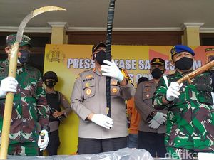 Ini Senjata Dibawa Dadang Buaya Saat Ngamuk di Koramil-Polsek