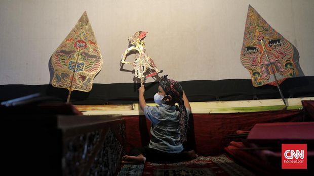 Sanggar Nirmala Sari berada dalam pengasuhan Ki Asman Budi Prayitno di Cinere, Depok, Jawa Barat. (CNN Indonesia/Adi Maulana Ibrahim)