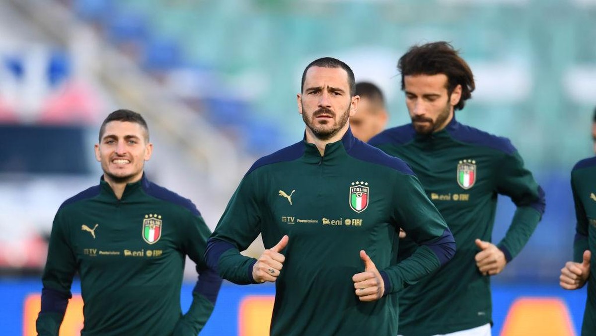 Daftar Pemain Skuad Timnas Italia di Euro 2020. Foto: Getty Images/Claudio Villa