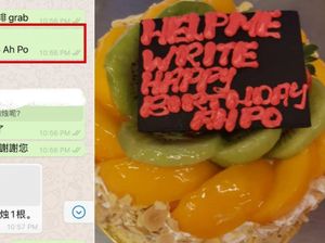 Pesan Kue Ulang Tahun Online, Pria Ini  Ngakak Lihat Tulisannya