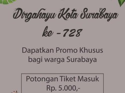 Asyek, Warga Ber-KTP Surabaya yang Berkunjung ke KBS Dapat Diskon Rp 5 Ribu