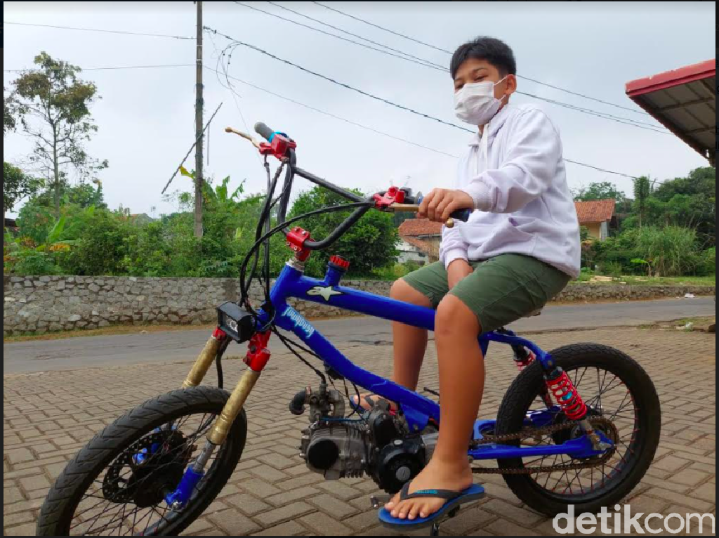 Sepeda BMX Disulap Jadi Motor, Cuma Ada di Bandung!