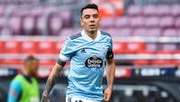 Iago Aspas menjadi striker yang kenyang pengalaman. Sudah berusia 33 tahun, ia masih menjadi andalan Celta Vigo, dengan masih mampu bikin 14 gol sepanjang musim 2020/2021. (Foto: David Ramos/Getty Images)
