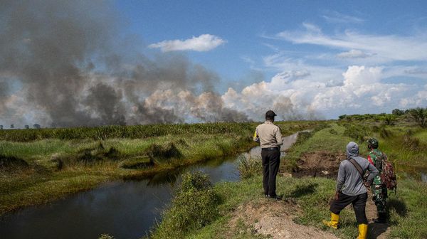 Lahan di Ogan Ilir Kembali Dilahap Si Jago Merah