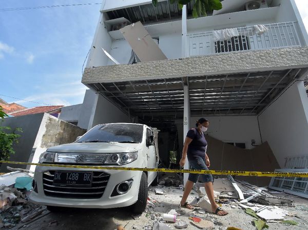 Rumah di Bali Porak Poranda Gegara Ledakan Tabung Gas