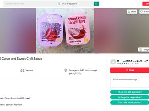 ARMY Heboh! Saus BTS Meal Dijual Online Seharga Rp 5,3 Juta