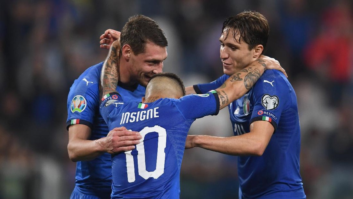 Timnas Italia bisa bermain lebih menghibur di Piala Eropa. (Foto: Getty Images/Claudio Villa)