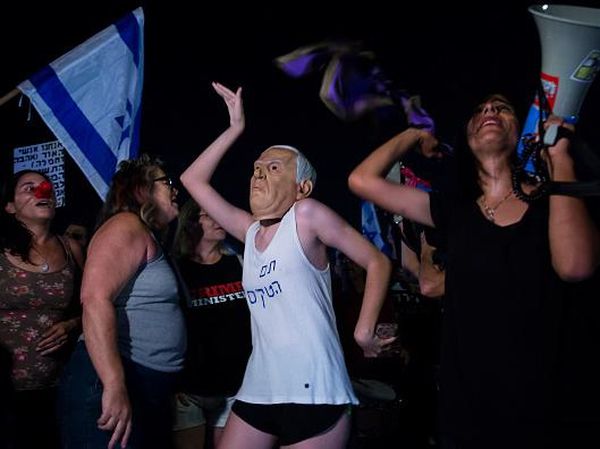 Warga Israel Demo Dukung Oposisi Gulingkan PM Netanyahu