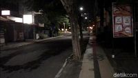 Suasana Bali di Malam Hari Saat Pandemi Bak Kota Mati