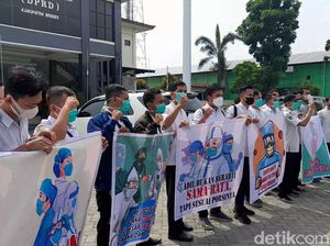 Tuntut Insentif, Nakes di Brebes Demo Ancam Tak Layani Pasien COVID-19