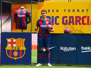 Foto Eric Garcia Pulang ke Barcelona Usai Merantau di Manchester