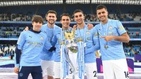 Eric Garcia sempat merasakan trofi Premier League bersama Manchester City meski bukan pemain reguler. (Foto: Getty Images/Michael Regan)