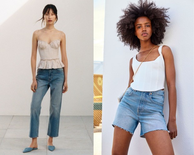 Foto: www2.hm.com Corsets dalam koleksi kolaborasi terbaru H&M.