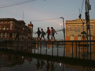 Gegara Banjir, Brasil Berubah Bak Kota Apung