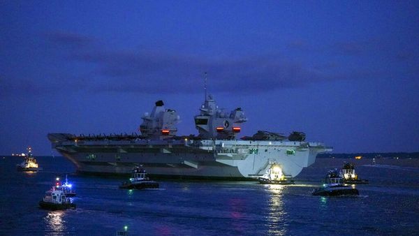 Potret Kapal Induk Termahal Inggris Berangkat ke Asia