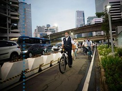 Jalur Road Bike di Sudirman-Thamrin Buat Hobi atau Transport? Ini Kata Anies