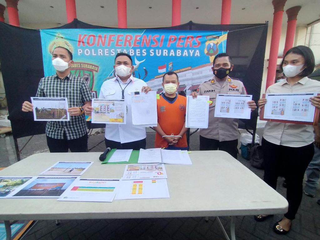 Pengusaha Properti di Surabaya Diamankan, Tipu Korban hingga Rp 11 M