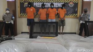 Polres Sleman Ringkus 4 Orang Kurir Sabu