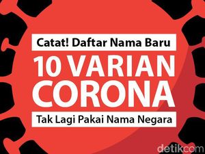 Tak Boleh Lagi Pakai Nama Negara! Ini Daftar Nama Baru Varian Corona