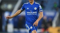 Gelandang tengah Leicester, Youri Tielemans tidak memperpanjang kontraknya. Pemain berusia 25 tahun itu dinilai akan cocok dengan gaya mainnya Barcelona (Getty Images)