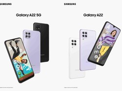 Galaxy A22 Resmi Dirilis, Jadi HP 5G Termurah Samsung