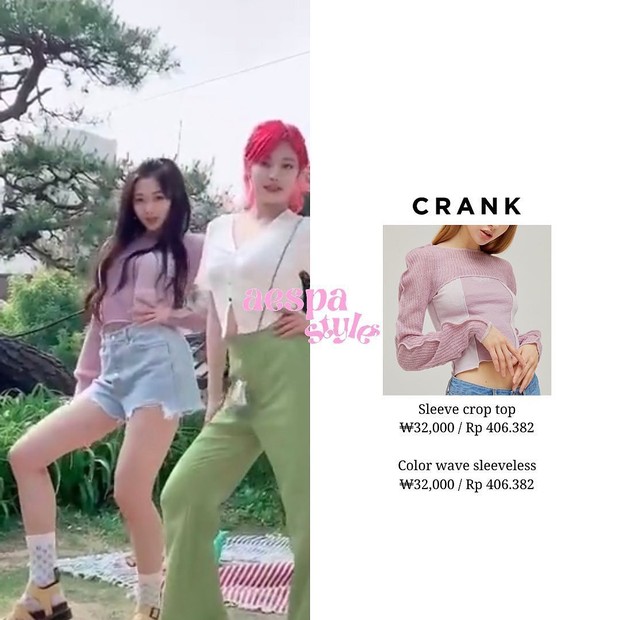 Giselle aespa/ Foto: Instagram.com/aespastyle Harga outfit Giselle aespa