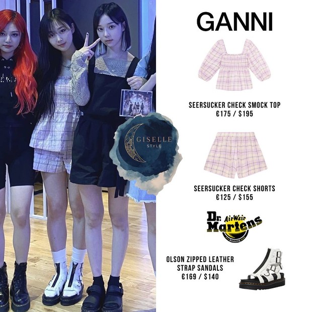 Giselle aespa/ Foto: Instagram.com/styleofgiselle Harga outfit Giselle aespa