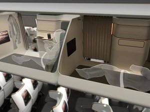 Kabin Double Decker-Kapsul Digadang Jadi Masa Depan Penerbangan