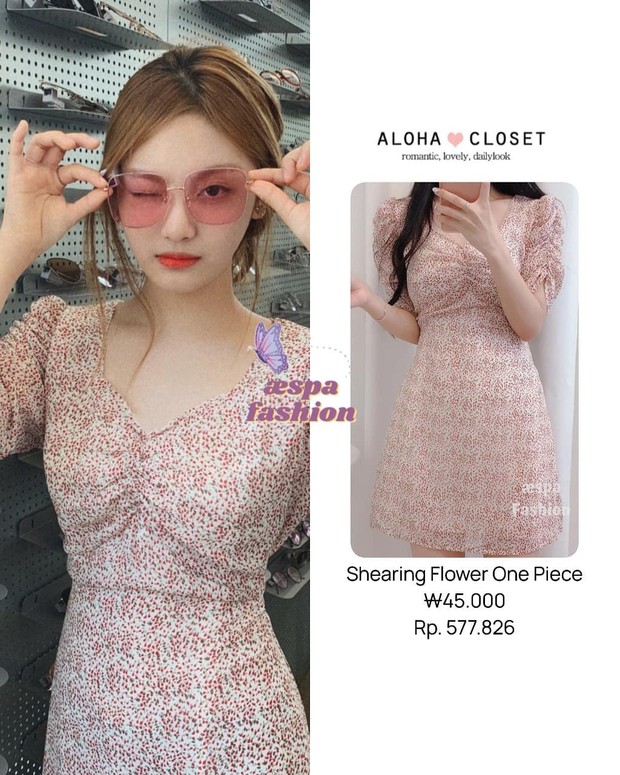 Ningning aespa/ Foto: Instagram.com/aespafashion Harga outfit Ningning aespa