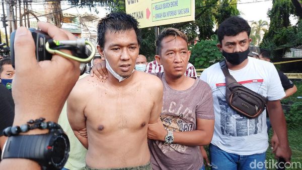 Tampang Penusuk Polantas Palembang saat Diciduk Jatanras
