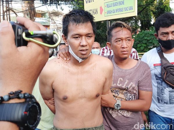 Tampang Penusuk Polantas Palembang saat Diciduk Jatanras