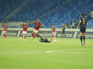 Kualifikasi Piala Dunia 2022: Indonesia Imbangi Thailand di Babak Pertama